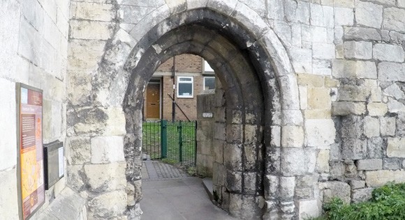 Fishergate tower archway